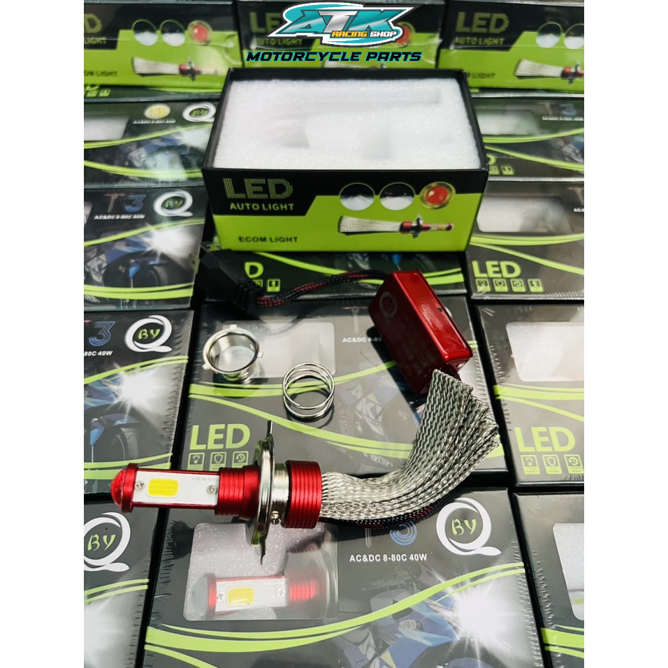 Đèn pha led BY 3 tim AC&amp;DC 8-80C-40W Siêu sang công nghệ led mới nhất 2022