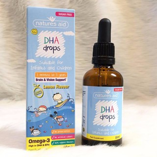 Natures Aid DHA Drop Giúp Bé Thông Minh Nhanh Nhẹn - Anh