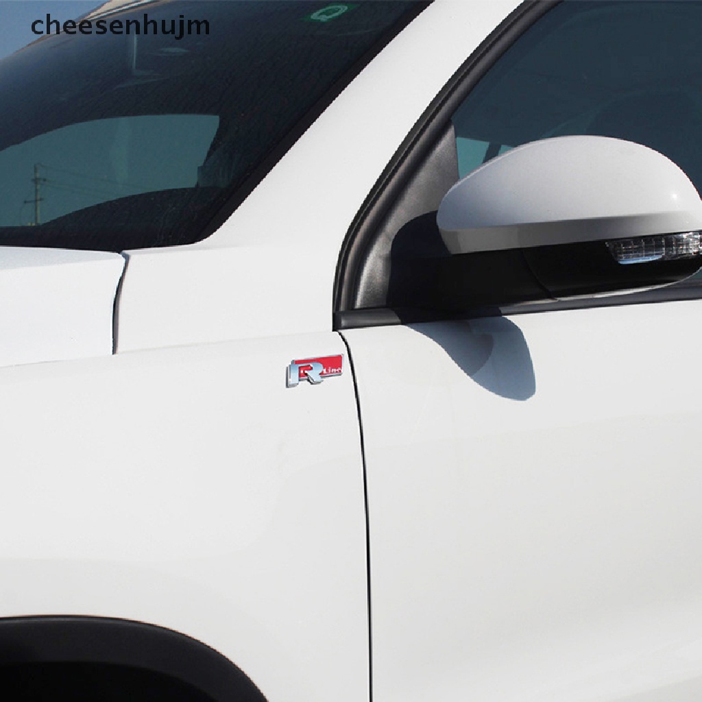 Miếng Dán Chữ Rline Bằng Kim Loại Trang Trí Xe Hơi VW CC GTI Passat