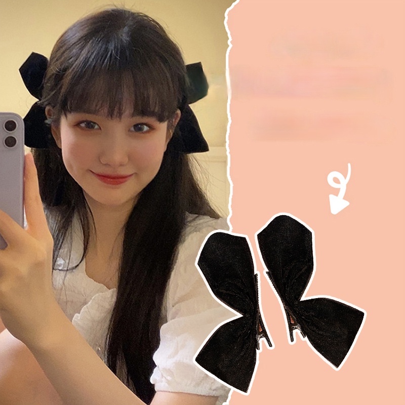 Kẹp tóc hình nơ thời trang mùa hè mới Nhật Bản 2021