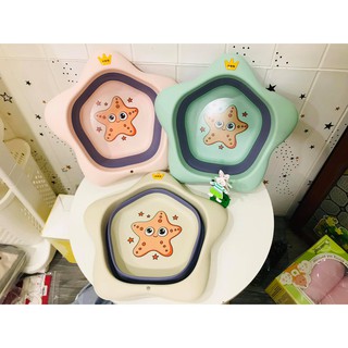 Chậu rửa mặt gấp gọn hình sao