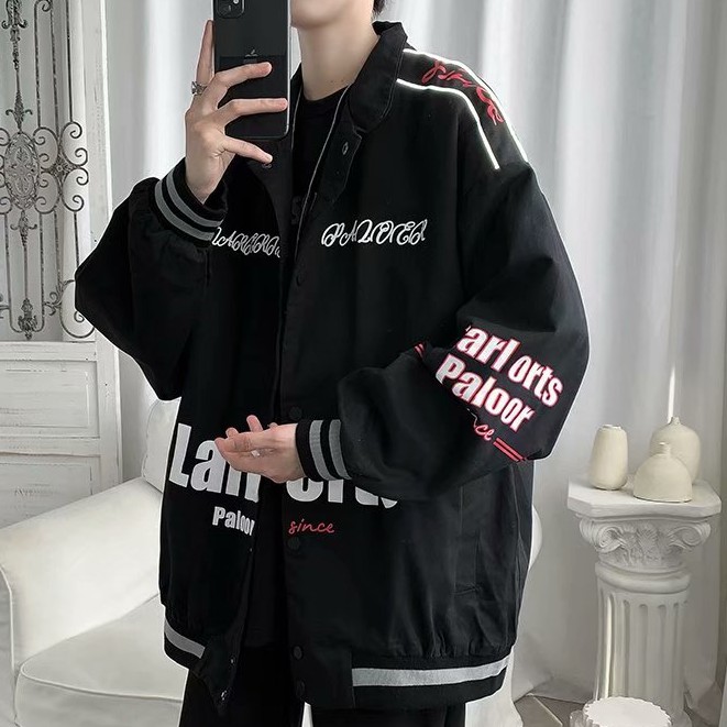 Áo khoác bóng chày phản quang thời trang cho nam nữ