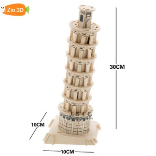 Mô hình lắp ráp gỗ 3D Tháp nghiêng Pisa