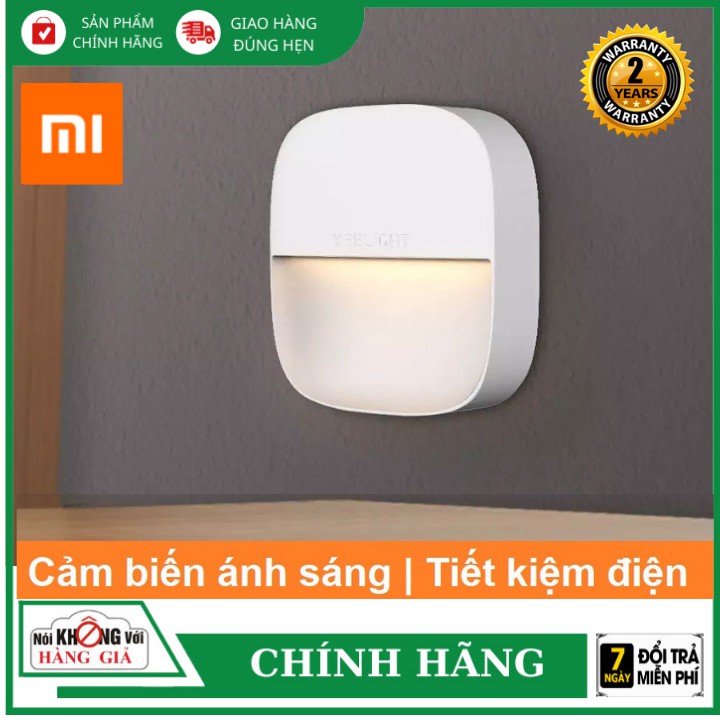 Đèn ngủ cảm biến Xiaomi plug-in Yeelight YLYD09YL , cảm biến ánh sáng tự động bật tắt - bảo hành 2 năm