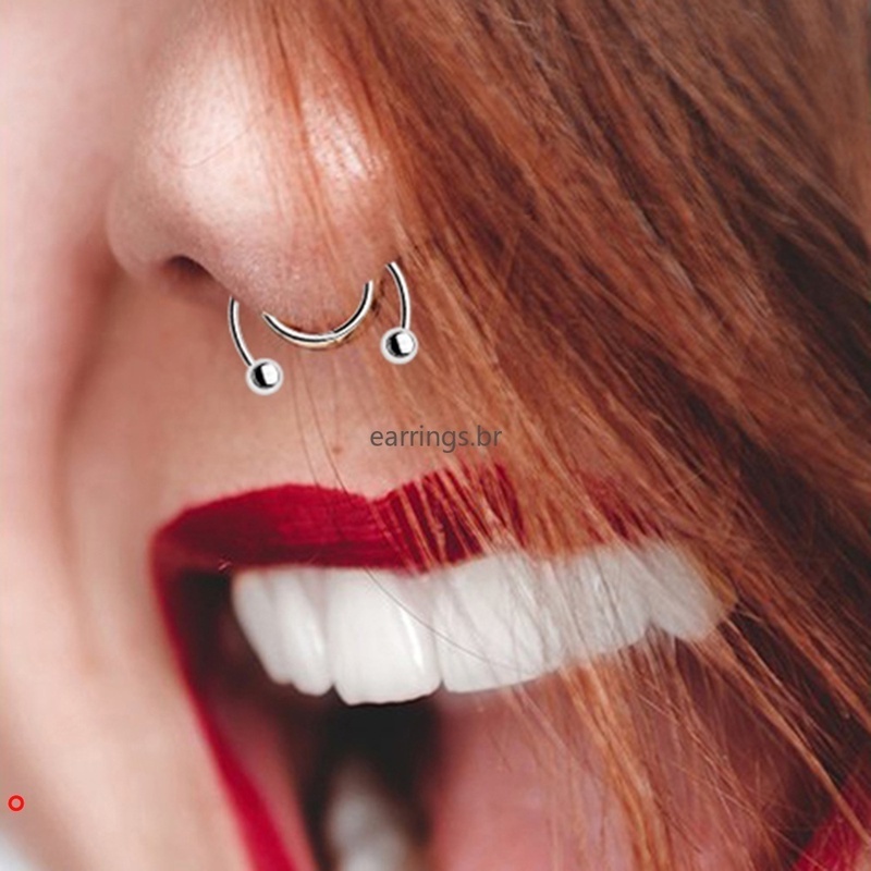 Phụ kiện khuyên giả kẹp mũi làm đẹp dành cho nam và nữ