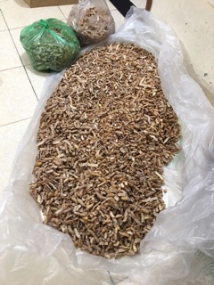 Củ ba kích đã làm sạch bỏ lõi