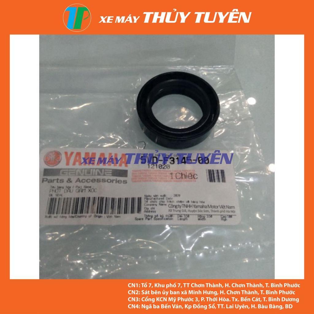Phớt Dầu giảm xóc - Phuộc trước chính hãng yamaha sử dụng cho các dòng xe yamaha