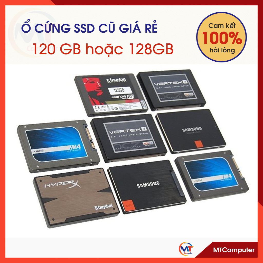 Ổ cứng SSD 120GB, 60GB, SSD cũ chính hãng giá rẻ, nhiều nsx, hàng rã máy công ty, sức khỏe tốt 100% | BigBuy360 - bigbuy360.vn
