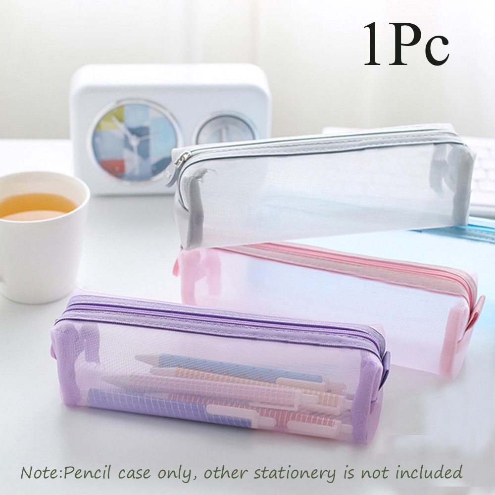 Hộp bút dây kéo nhiều màu sắc tự chọn xinh xắn