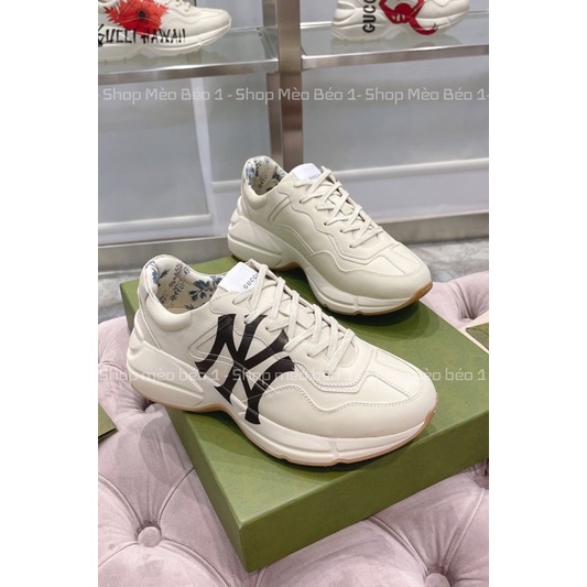 Giày thể thao sneaker gc NY lót hoa xanh vip fullbox bill túi giấy