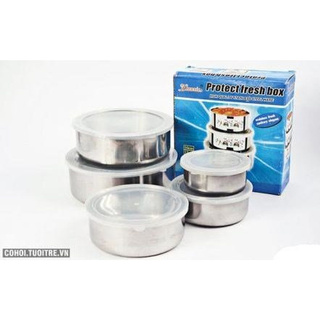 BỘ 5 THỐ INOX
