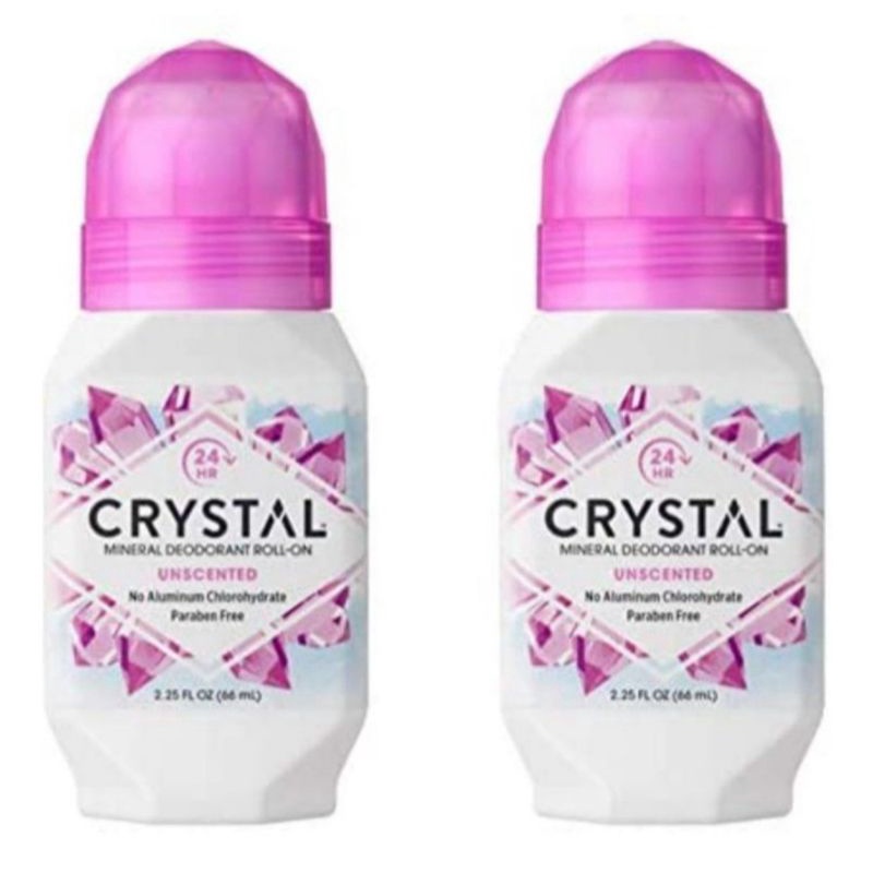 Lăn khử mùi Unisex CRYSTAL UNSCENTED  - Hàng Mỹ