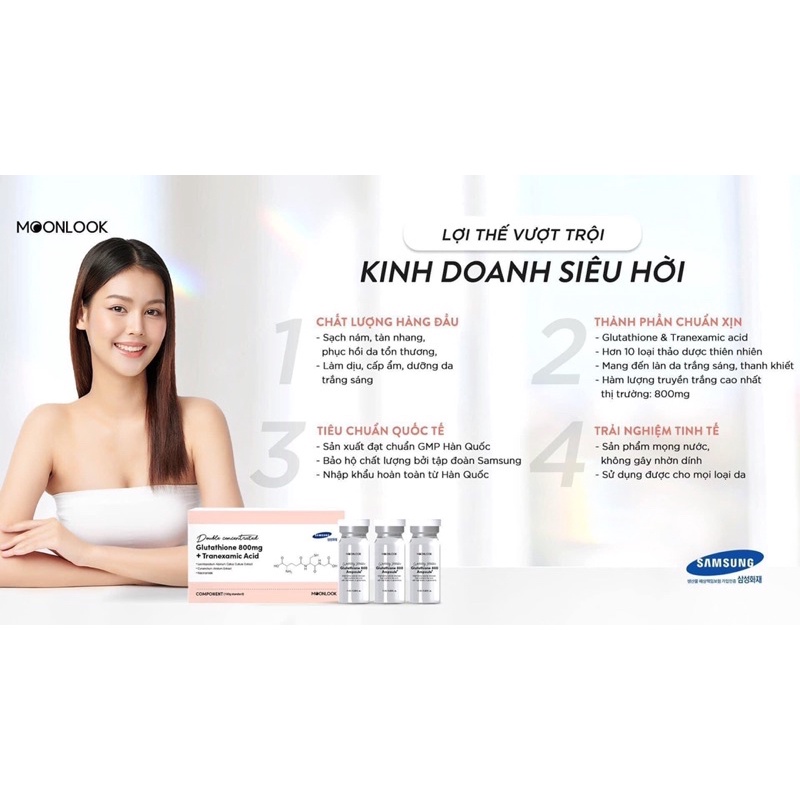 Tế bào gốc truyền trắng MoonLook phiên bản cao cấp