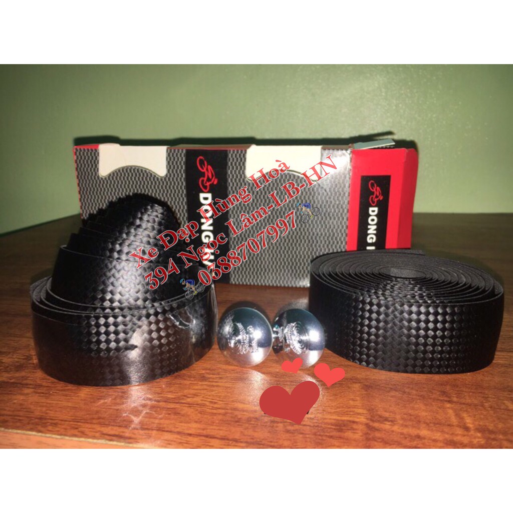 Dây cuốn ghi đông vân carbon cao cấp Dong Hai