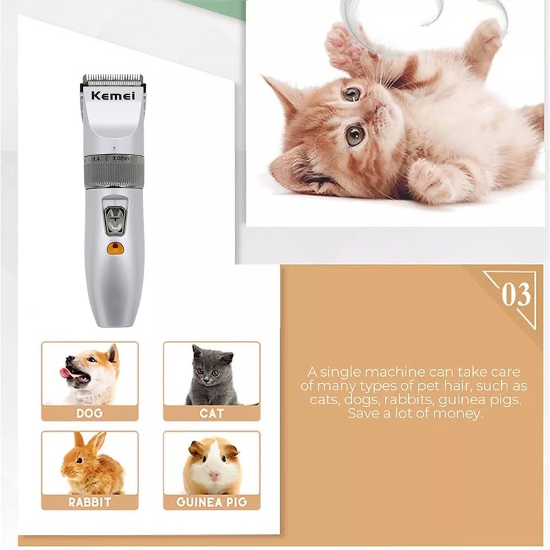 Tông Đơ Cắt Tỉa Cạo Lông Chó Mèo Đa Năng Nhập Khẩu Cao Cấp