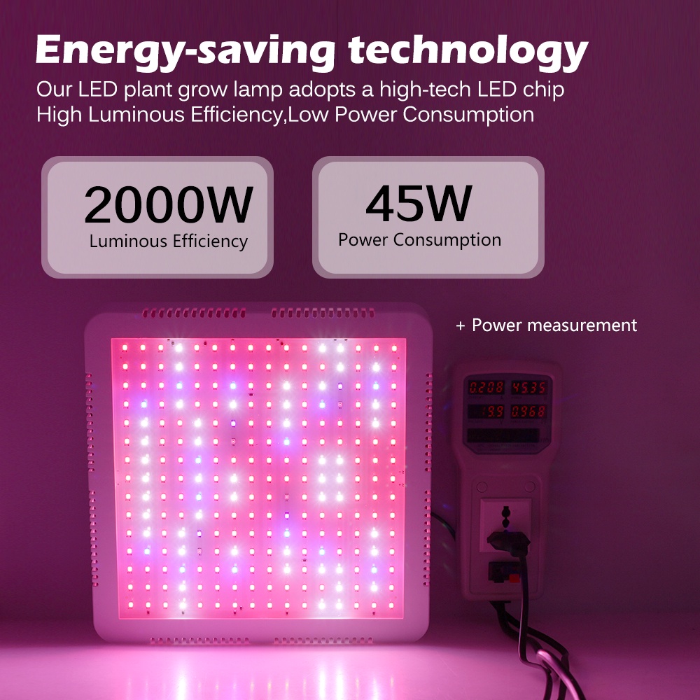Đèn Led Kích Thích Tăng Trưởng Cho Cây Trồng Ac220V 2000w