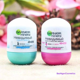 Lăn khử mùi Garnier Mineral Invisible 48h
