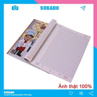 Tập học sinh 96 trang 4 ô ly abc dày 80gsm sukado