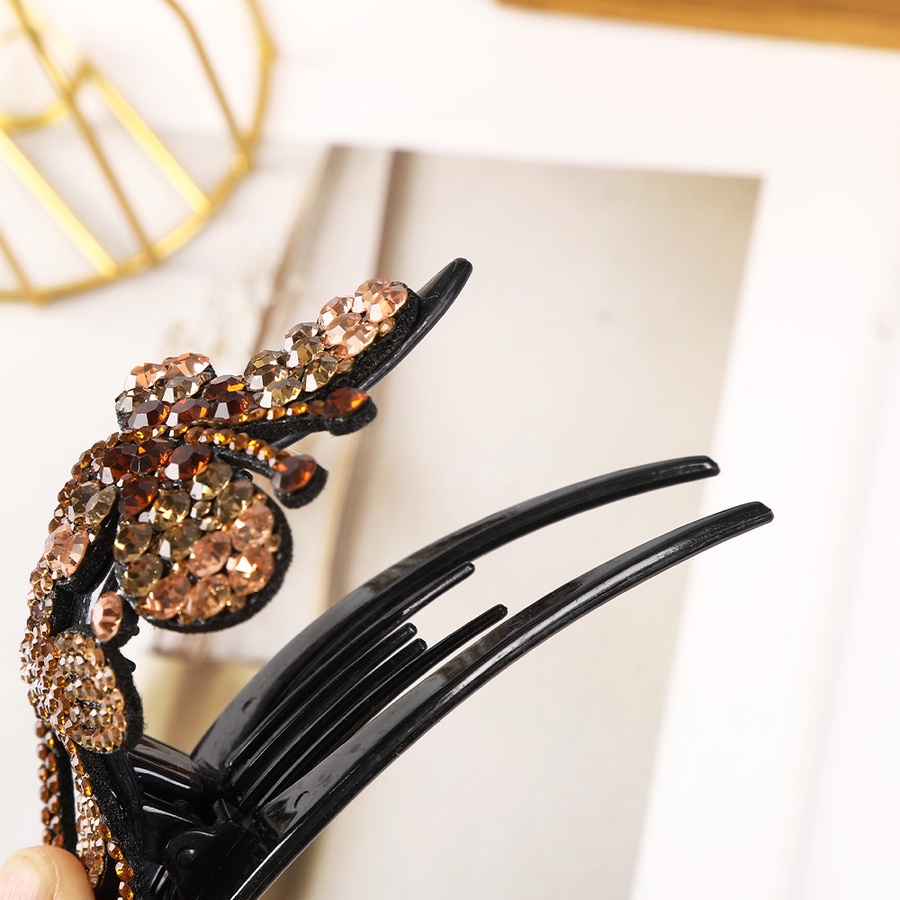 Kẹp Tóc Hình Bướm / Vịt Đính Đá Pha Lê Phong Cách Hàn Quốc