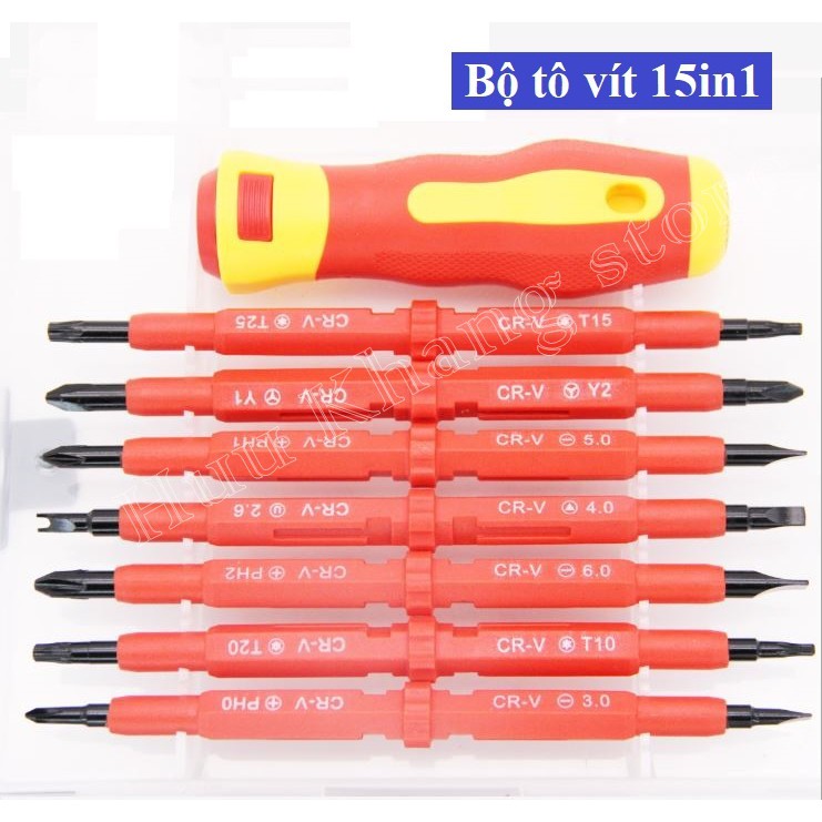 Bộ tô vít 15in1 | Tiện lợi