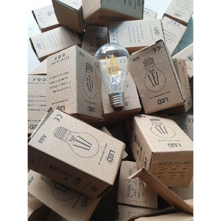 [COMBO 2 ] Bóng Đèn Led edison A60 E27, 4w Vàng Tiết Kiệm Điện