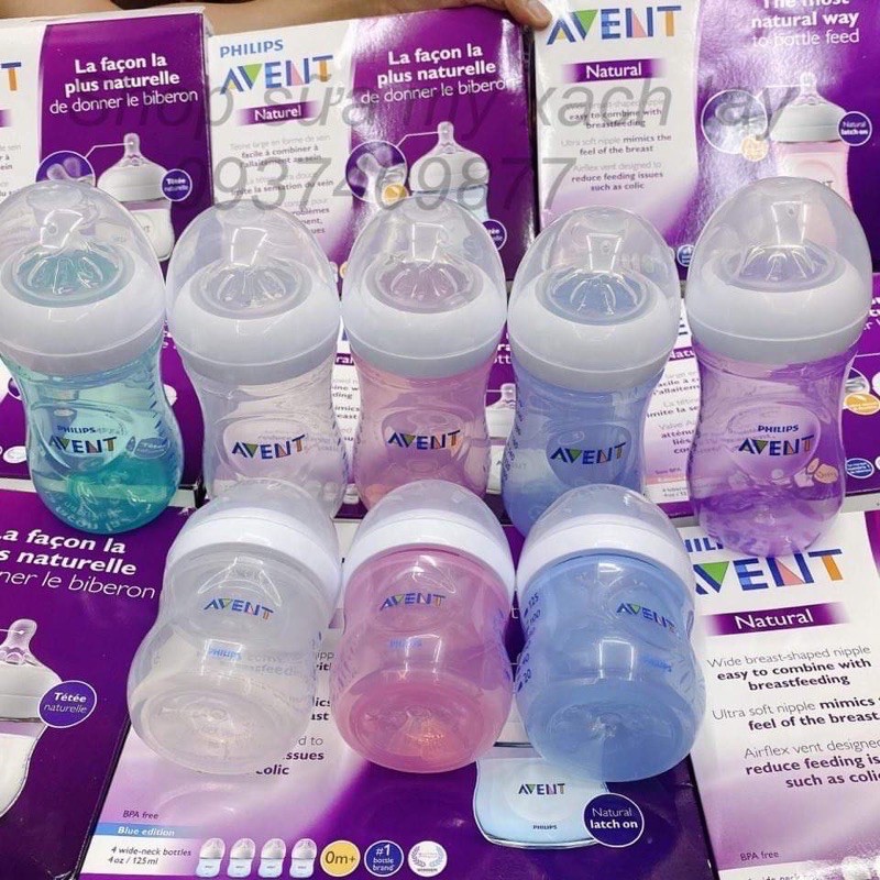 set bình sữa philips avent 260ml