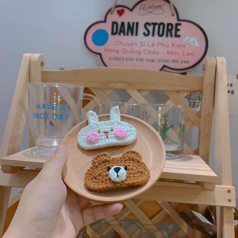 Kẹp tóc len đan tay cute | MADE BY DANI