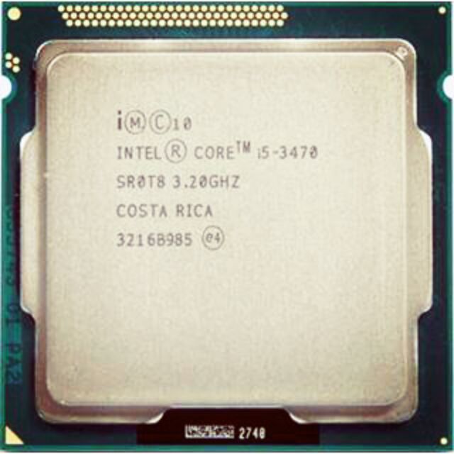 Chip Intel CPU Core I5 3470 (xung nhịp 3.6GHz) chơi game, nâng cấp PUBG