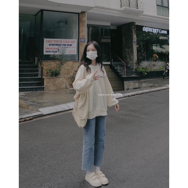 Áo nỉ cổ tròn OVER TT