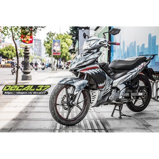 Tem Trùm Exciter 135 Cá mập xám đen