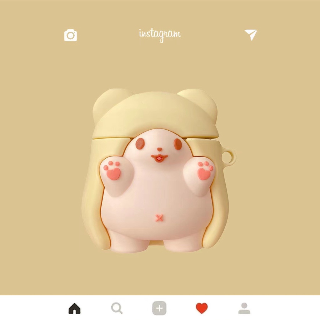 BASEUS Vỏ Bảo Vệ Hộp Sạc Tai Nghe Không Dây Bằng Silicon Mềm Chống Sốc Hình Ly Cà Phê Pokeball wm01 Hoạt Hình