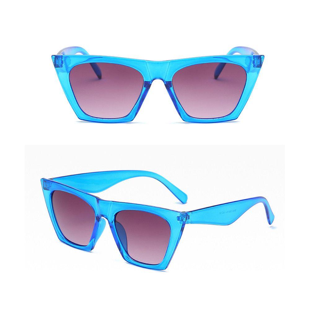 WATTLE Kính Mát Gọng Vuông Phong Cách Vintage Thời Trang Cho Nữ