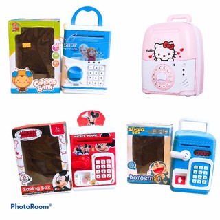 Nhiều kiểu Két Sắt Mini Cho Bé - Mẫu mới có nhấn giả vân tay