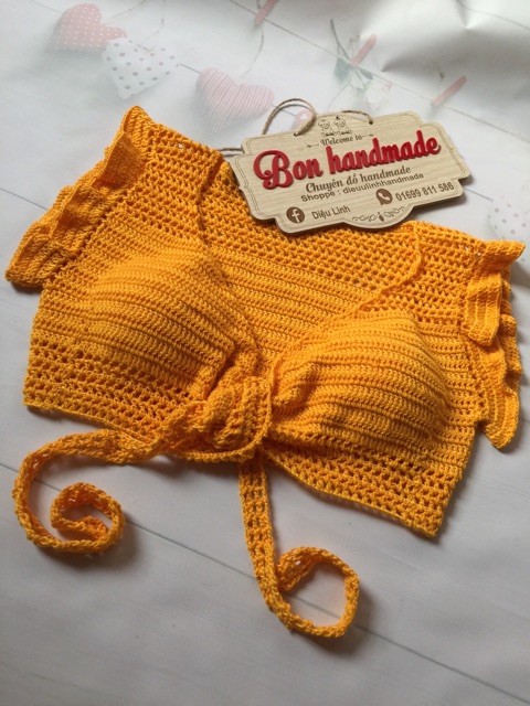 Áo bikini buộc ở trc ngực ( có nh màu ) | BigBuy360 - bigbuy360.vn