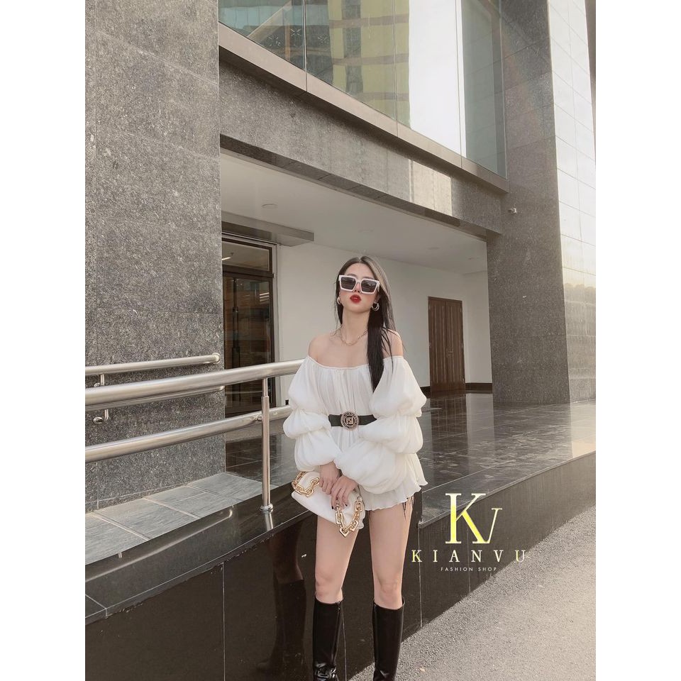 ÁO QUÂY DẬP LI TAY BỒNG TRỄ VAI HOT HIT | BigBuy360 - bigbuy360.vn