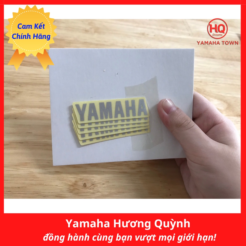 Tem dán xe máy chữ Yamaha chính hãng -Yamaha Town Hương Quỳnh (5VDF153E1000)