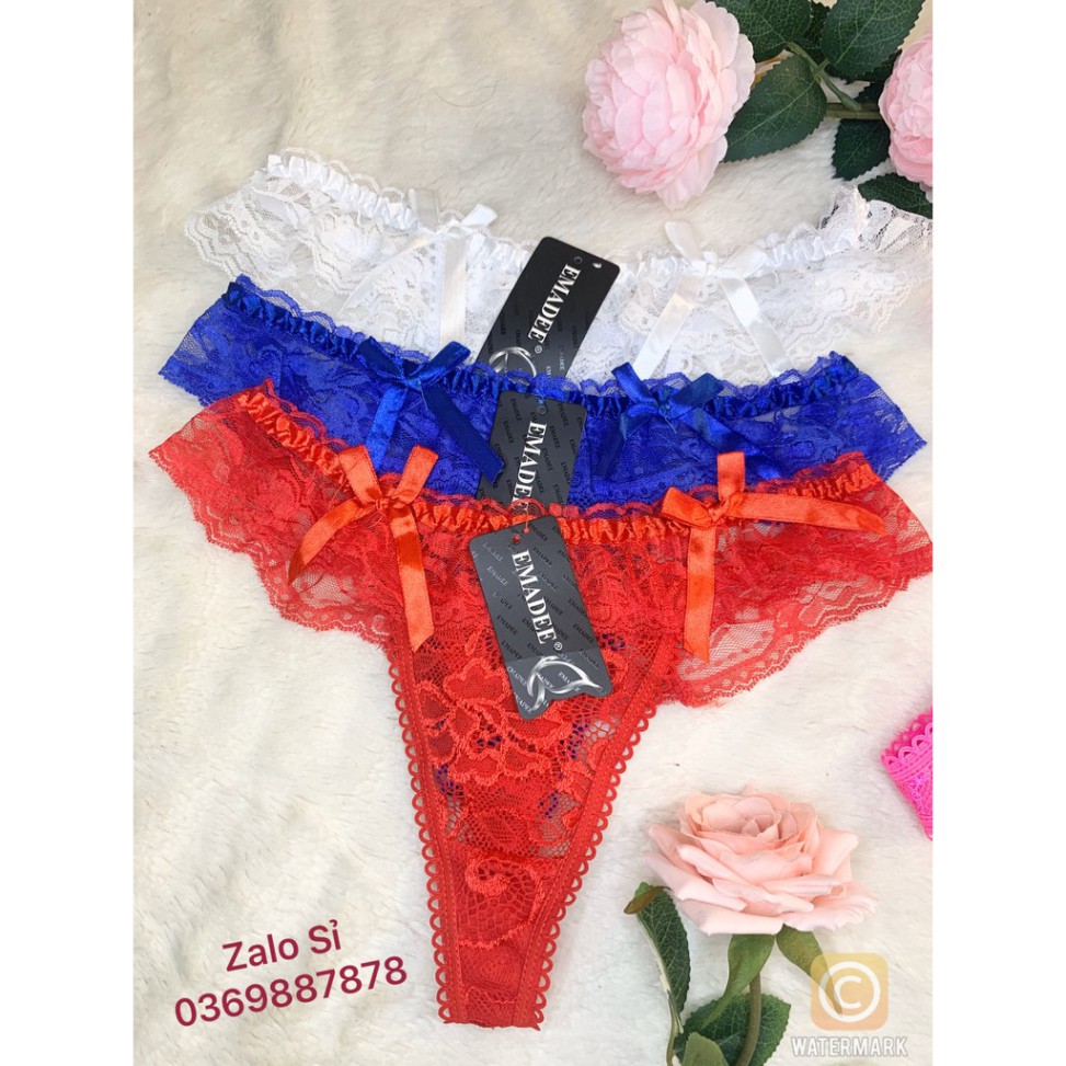 [FREE SHIP] Quần lót ren lọt khe nữ nhiều màu lựa chọn