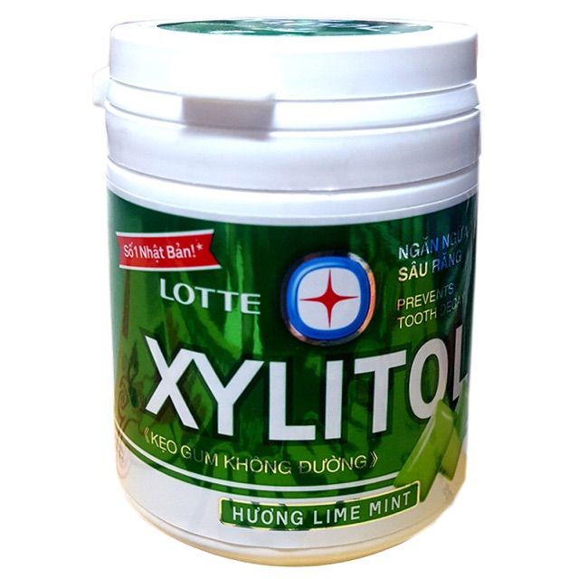 Kẹo Gum Không Đường Xylitol 145g Đủ Vị