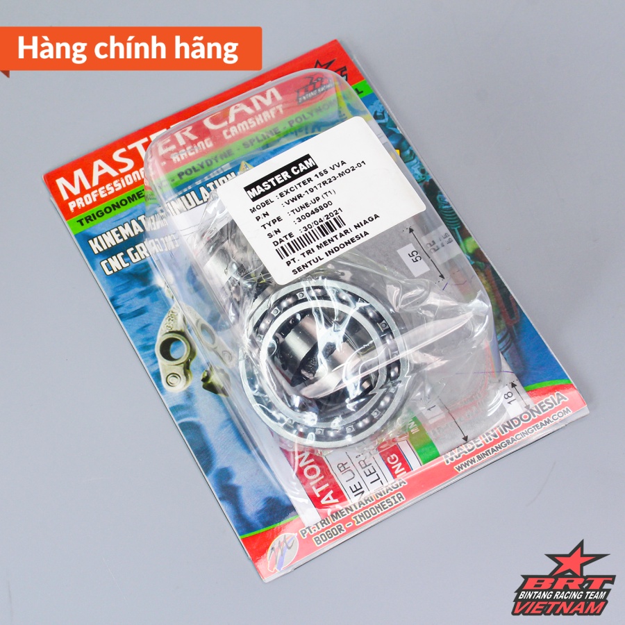 Cam BRT CNC Exciter 155 VVA / WR 155 - Hàng chính hãng
