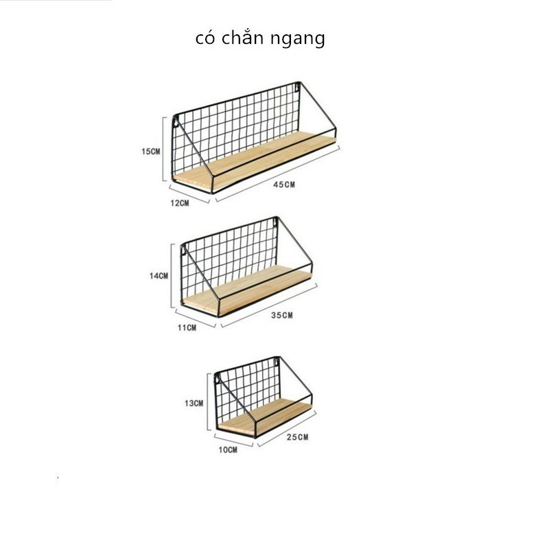 Kệ Nhà Tắm - Giá Để Dầu Gội , Mỹ Phẩm - Kệ Trang Trí Deco ( Tặng kèm 2 đinh và 2 miếng dán)