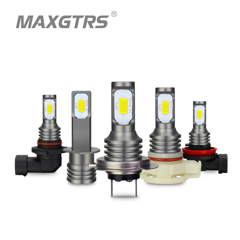 Đèn LED sương mù MAXGTRS H1 H7 H8 9005 Hb3 9006 Hb4 H16 3570 cho ô tô