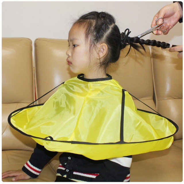 Áo Choàng Quây Tóc Không Bắt Bụi, không dính , phụ kiện cắt tóc cho trẻ em và người lớn - BABO