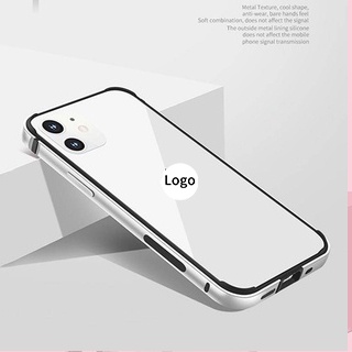 Ốp Điện Thoại Silicon Khung Nhôm Chống Va Đập Cho iPhone 11 Pro MAX 7 8 Plus X XS MAX XR SE 2020 2022