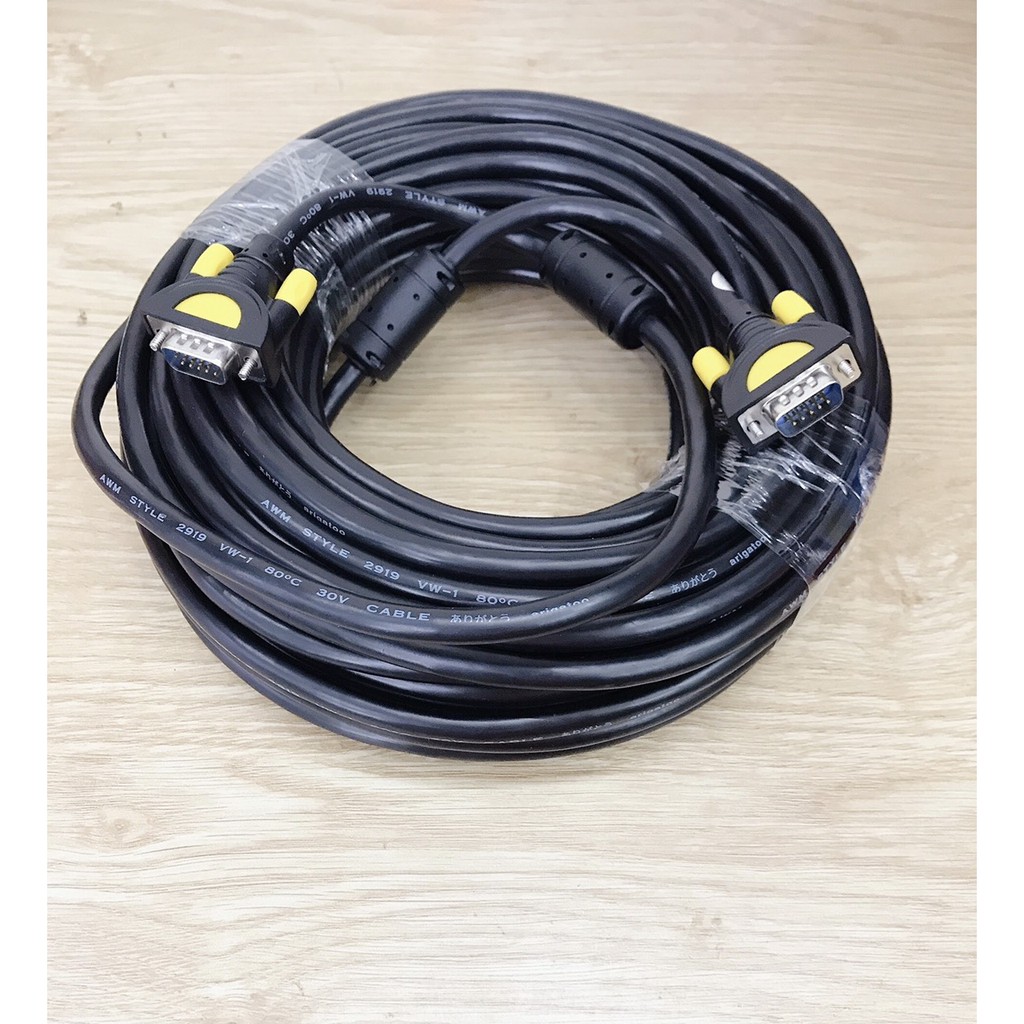 Cáp VGA Dài 10M 15M 20M 30M SENNIKO - Hàng Chính Hãng BH 12 Tháng
