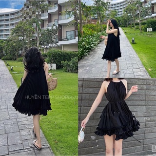 váy xếp ly 2s huyền tép