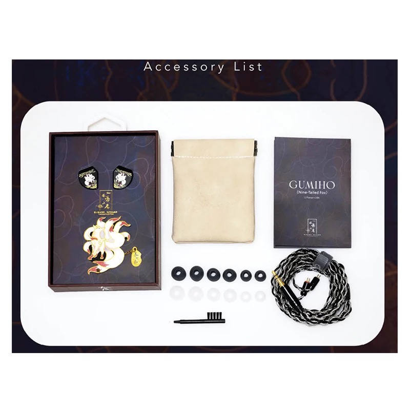 Tai Nghe Bass Thể Thao Nhét Tai Kinera Celest Gumiho Hình Vuông 10mm + BA Hybrid Hifi