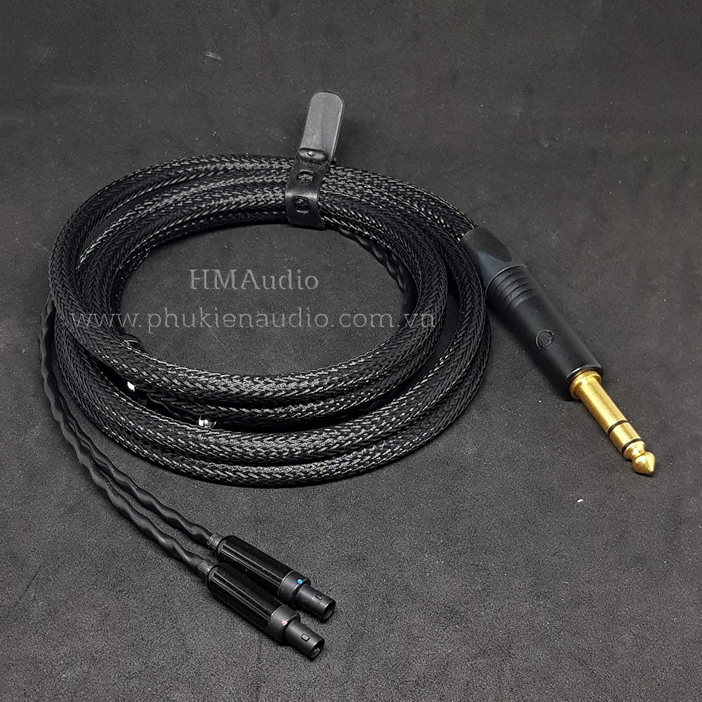 Dây tai nghe đồng OFC bọc chống nhiễu CANARE - Connector Sennheiser HD800 HD800s HD820