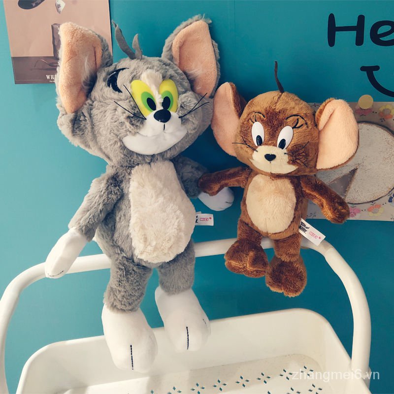 Spot wrapped the same day stuffed animal Tom and cute Jerry Mouse
