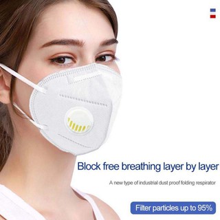 [Có van] Khẩu trang y tế KN95 chống bụi mịn PM2.5 - Không gây mờ kính