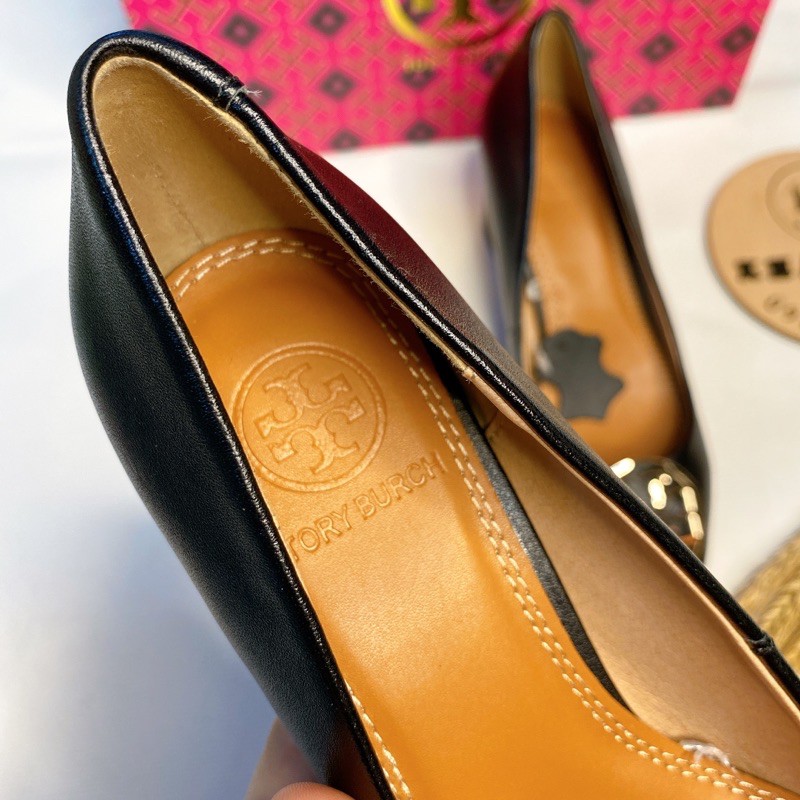 ‼️Rẻ nhất Shopee‼️Giày cao gót TB multi logo wedge | BigBuy360 - bigbuy360.vn